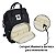 Mochila Bolsa Maternidade Menino Menina Térmica Impermeável Preta Importway - Imagem 3