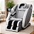 Poltrona 3d 5 Tipos Massagem Aquecimento Relaxante Premium Cinza - Imagem 1
