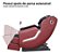Poltrona De Massagem Tech Bluetooth Gravidade Zero Bivolt Vinho - Imagem 6