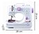 Máquina De Costura Reta Importway 12 Pontos Doméstica Iwmc-505 Portátil Branco 127/220v - Imagem 2