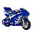 Mini Moto Speed Infantil 49cc Motor 2t 40km/h Até 60kg Azul - Imagem 1