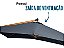 Ombrelone Lateral Suspenso Estrutura Madeira 3m Gigante Manivela Jardim Importway Iwoblm-300 Cor Preto - Imagem 8