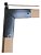 Ombrelone Lateral Suspenso Estrutura Madeira 3m Gigante Manivela Jardim Importway Iwoblm-300 Cor Preto - Imagem 3