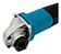 Esmerilhadeira Angular Com Lixa E Disco Iweald Cor Azul Frequência 60 Hz 127v - Imagem 4