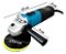 Esmerilhadeira Angular Com Lixa E Disco Iweald Cor Azul Frequência 60 Hz 127v - Imagem 2