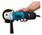Esmerilhadeira Angular Com Lixa E Disco Iweald Cor Azul Frequência 60 Hz 127v - Imagem 8