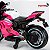 Mini Moto Elétrica Gigante Esportiva 24v Rosa Com Banco De Couro E Luzes - Imagem 10