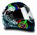 Capacete Para Moto FW3 GT Turbo Fechado Preto Tamanho 60 Com Narigueira Viseira Transparente - Imagem 5