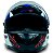 Capacete Para Moto Gt-5 Preto com Vermelho E Azul Fechado Tamanho 56 - FW3 - Imagem 4