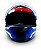 Capacete Fechado GT Super Com Narigueira Vermelho Azul e Branco FW3 Tamanho 58 Viseira Transparente - Imagem 6