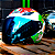 Viseira Capacete Aberto Moto compatíveis com Fw3 X Open Agv Blade e ASX Azul - RS4 - Imagem 3