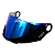 Viseira Capacete Moto compatíveis com LS2 FF358 FW3 e GT Azul Espelhada FF358 - RS4 - Imagem 1