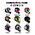 Viseira Capacete Moto compatíveis com EBF New Spark, EOX e EZ1 Cromada 13001 - RS4 - Imagem 4