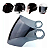Viseira Capacete Moto compatíveis com New Liberty 3 Spark Jet e Joy 23 Fumê 13801 - RS4 - Imagem 6
