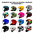 Viseira Capacete Moto compatíveis com New Liberty 3 Spark Jet e Joy 23 Azul 5501- RS4 - Imagem 6