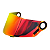 Viseira Capacete Moto compatíveis com LS2 FF358, FW3 GT, GT2 e GTX Revo Vermelho Escuro 1101- RS4 - Imagem 3