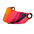 Viseira Capacete Moto compatíveis com LS2 FF358, FW3 GT, GT2 e GTX Revo Pink 1001- RS4 - Imagem 2
