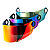 Viseira para Capacete Moto compatíveis com LS2 FF358 FW3 e GT Várias Cores - RS4 - Imagem 1