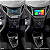 Kit Moldura 2din Multimídia 7Pelegadas + Acabamento Difusor  Ar Central Hyundai HB20/S/X 12/19 Expex - Imagem 9