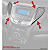 Kit Moldura 2din Multimídia 7Pelegadas + Acabamento Difusor  Ar Central Hyundai HB20/S/X 12/19 Expex - Imagem 8