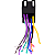 Chicote de Ligação Conector Macho 16 Vias Chicote Stander Exc 012 Universal - Expex - Imagem 3