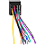 Chicote de Ligação Conector Macho 16 Vias Chicote Stander Exc 012 Universal - Expex - Imagem 5