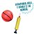 Playground Infantil 3 Em 1 Escorregador Balanço Cesta Urso Azul Importway - Imagem 6