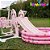 Playground Infantil Balança Cesto Piscina E Escorrega Rosa Importway - Imagem 10