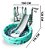 Playground 4x1 Balanço Escorregador Piscina De Bolinha Cor Verde Importway - Imagem 2