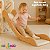 Playground Infantil 4x1 Escorregador Cesta Telescópio Bege Espaço Multifuncional Importway - Imagem 7