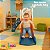 Playground Infantil 4x1 Escorregador Cesta Telescópio Laranja Espaço Multifuncional Importway - Imagem 7