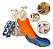 Playground Infantil 4x1 Escorregador Cesta Telescópio Laranja Espaço Multifuncional Importway - Imagem 1