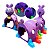 Túnel Centopeia Infantil Playground Desmontável Lúdico Cor Roxo - Imagem 7