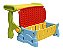 Mesinha Infantil 3 Em 1 Mesa Banco Baú Importway Colorida - Imagem 3