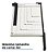 Guilhotina Base Em Aco 30 Cm Papel A4 Ate 10 Folhas C/trava - Imagem 4