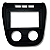 Moldura Multimídia 9" Chinês com Adaptador 7" Chinês e Japonês Vw Spacefox G1 Preto Fosco - Fiamon - Imagem 3