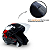 Capacete para Moto Aberto X Open Speed  Preto com Vermelho com Viseira Cristal Tamanho 58 - FW3 - Imagem 5
