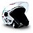 Capacete Moto Tamanho 58 Modelo X Open Stickers Aberto Branco C/ Viseira - Fw3 - Imagem 2
