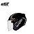 Capacete EBF Spark Jet Speed Aberto Preto/Prata 60 com Forro Removível e Design Europeu Leve - EBF - Imagem 3