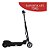 Patinete Elétrico Scooter 24v Bateria Homologada Por Inmetro Cor Preto Importway - Imagem 7