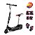 Patinete Elétrico Com Capacete Joelheira Luva E Cotoveleiras C/ Banco Importway 24v - Imagem 1