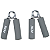 Kit De Treino Fitness Portátil Funcional Completo 4 em 1 Roda + Apoio + Corda + Hand Grip - Acte - Imagem 3