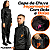 Conjunto Capa De Chuva Impermeável Motoqueiros Gola Alta Feminino Resistente TamP C/Bolso p Celular - Imagem 2