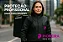Conjunto Capa De Chuva Motoqueiros Exclusivo Gola Alto Feminino Impermeável Diversos Tamanhos -Preto - Imagem 8