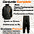 Conjunto Capa De Chuva Com Gola Alta e Bolso Masculino e Feminino Resistente e Impermeável Diversos Tamanhos - Imagem 5