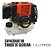 Roçadeira Gasolina 63cc 3hp 2 Tempos Potente Com Kit Laminas - Imagem 5