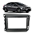 Moldura Painel Central Multimidia 9 Polegadas Honda Civic 2012 até 2016 Grafite Automotivo - Expex - Imagem 1