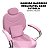 Cadeira De Salão Beleza Reclinável Rosa Estrela Cabeleireiro - Imagem 3