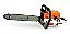 Motosserra Gasolina 63cc 2 Tempos Sabre 20pol Potente Alto Desempenho Importway - Imagem 1