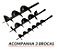 Perfurador De Solo 52cc Profissional 3 Brocas Extensor Incluso Profissional Importway - Imagem 4